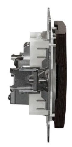 Кінцева TV-розетка 4дБ Schneider Electric Sedna Design & Elements венге SDD181471 - фото №2