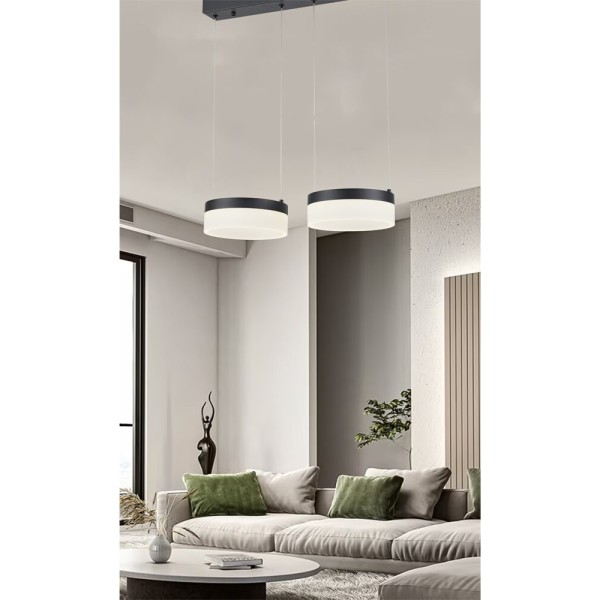 Підвісний світильник Reality 330202-30 Nicki Led 2x12W 4000K 960Lm IP20 Bl - фото №2