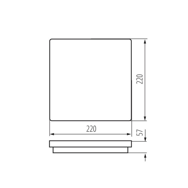 Вуличний світильник Kanlux 38776 BENO LED 1x12/18 3000K/3500K/4000K 1840/2000/1980Lm IP65 білий - фото №2