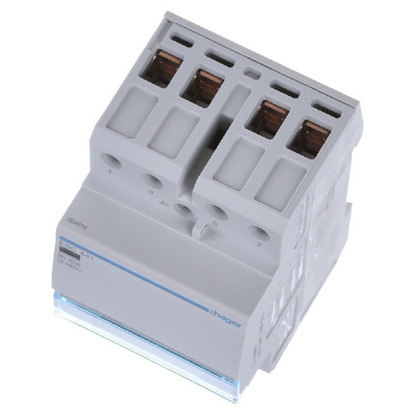 Контактор 40A ESC441 (4НЗ, 230В) 3м Hager - фото №4
