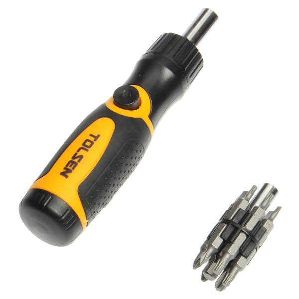 Храповый держатель бит с наклоном Tolsen (20040) (14шт) - фото №2