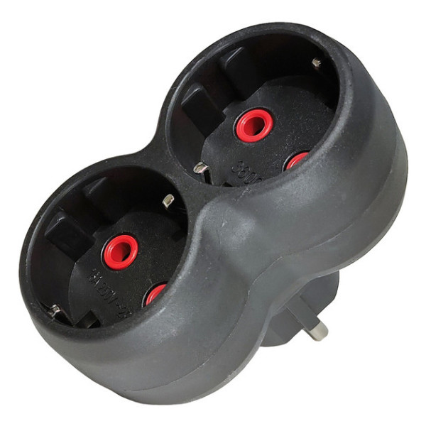 Розгалужувач Neomax чорний з заземленням (NX1112)