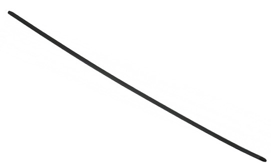 Термоусадочная трубка Аско-Укрем Ø1,0/0,5 черная 1м (A0150040384)