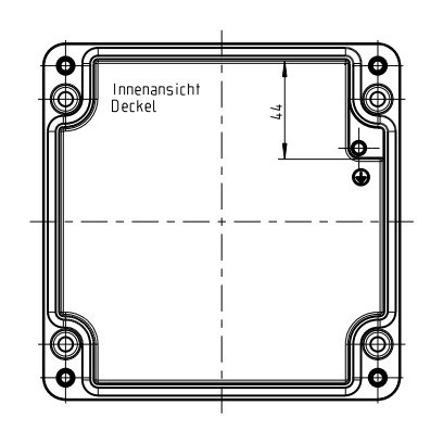 Металлическая монтажная коробка Spelsberg AL 1616-9 (sp15001101) IP66 - фото №3