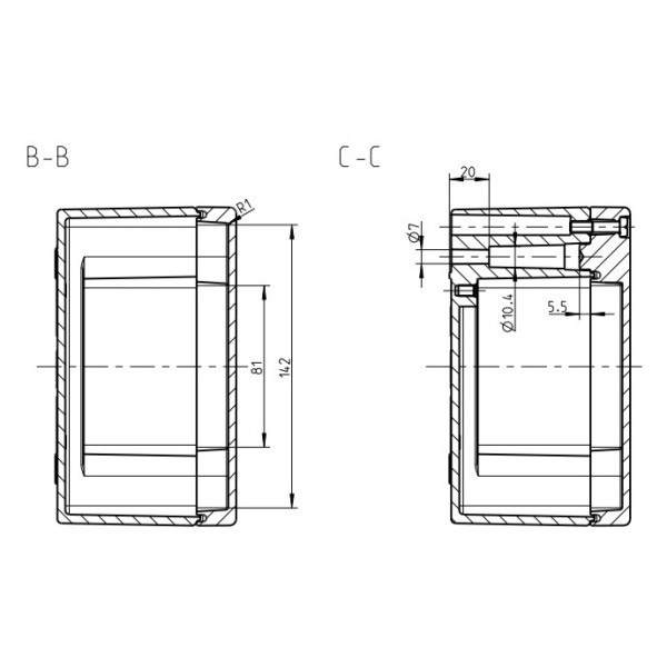 Металлическая монтажная коробка Spelsberg AL 1616-9 (sp15001101) IP66 - фото №5