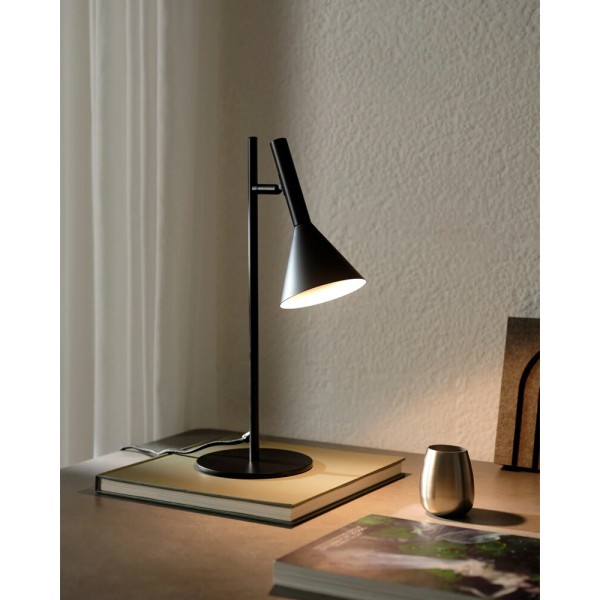 Настільна лампа Nordlux 2612765003 Kelvis GU10 1x12W IP20 чорна - фото №1