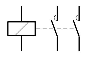 Безшумний контактор з ручним керуванням Hager ERC240S 40A 2НО 230B - фото №1