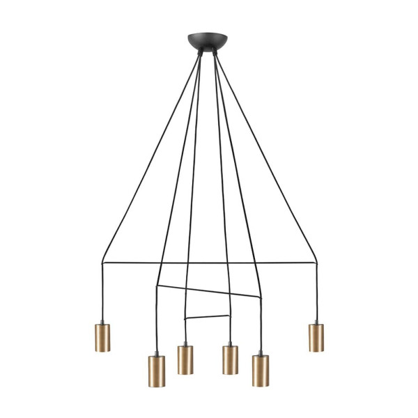 Люстра Nowodvorski 7956 Imbria GU10 6x10W IP20 Чорна