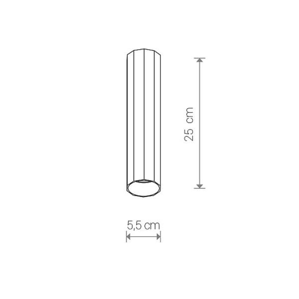 Абажур Nowodvorski 8473 Cameleon Poly M GU10 Bl - фото №1