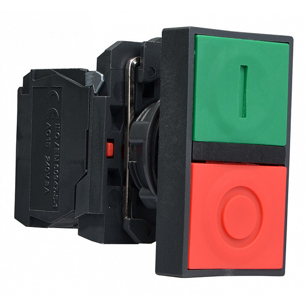 Двойная кнопка Аско-Укрем TB5-AL8325 IP40 «Старт/Стоп» (A0140010169) - фото №2