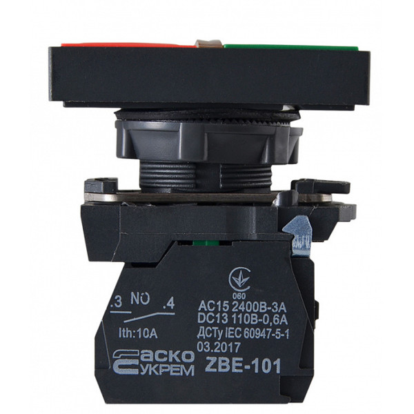 Двойная кнопка Аско-Укрем TB5-AL8325 IP40 «Старт/Стоп» (A0140010169) - фото №3