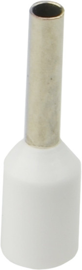 Наконечник Аско-Укрем НТ 0,75-08 изолированный белый 100шт (A0060010062) - фото №1
