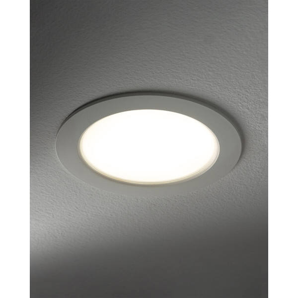 Точечный светильник Nowodvorski 10536 Mykonos LED 1x6W 4000K 390Lm IP20 белый - фото №1