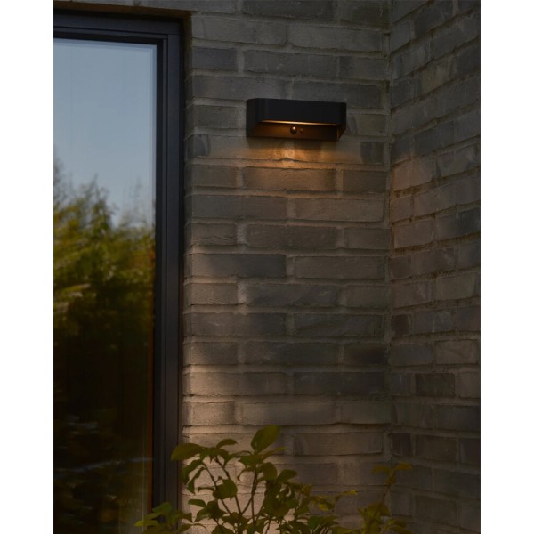 Уличный светильник на солнечной батарее Nordlux 2618001003 Marcellio LED 1x5W 3000K 400Lm IP54 черный - фото №1