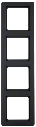 Рамка 4-местная антрацит Berker Q.1