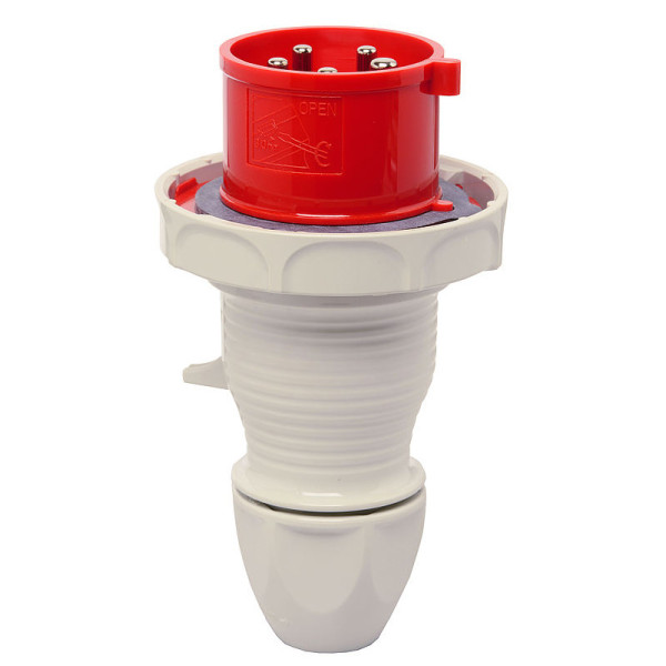 Трехфазный штекер на кабель WALTHER WL239 (3P+N+E) 32А 380V IP67