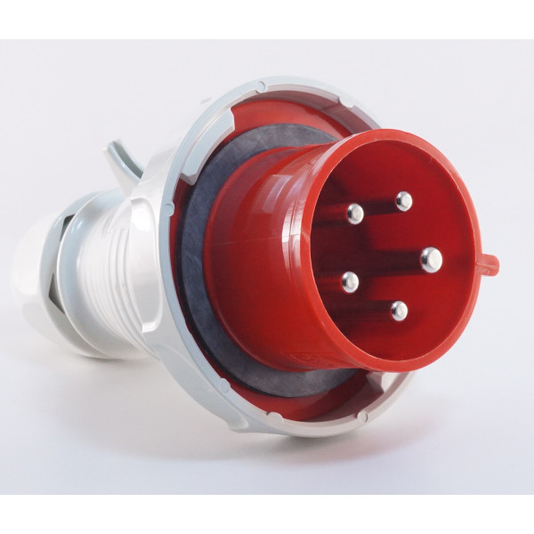 Трехфазный штекер на кабель WALTHER WL239 (3P+N+E) 32А 380V IP67 - фото №1