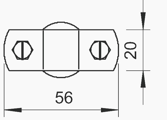 Фасадний тримач катанки OBO Bettermann (5229960) 113 Z8-10 FT (40-60 мкм) - фото №2