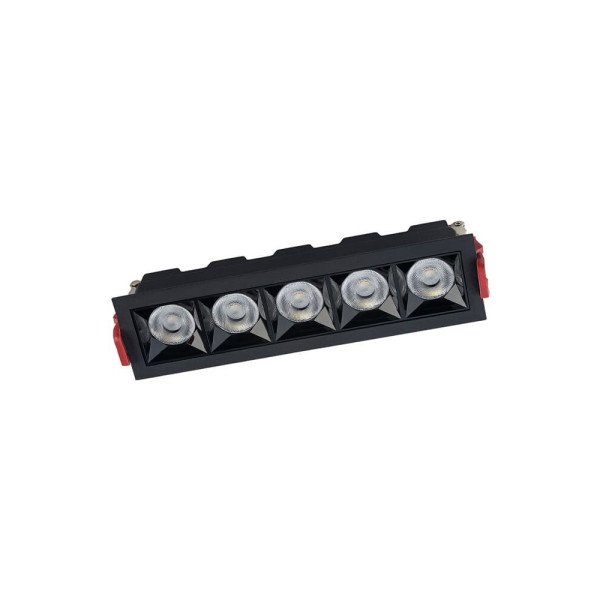 Точечный светильник Nowodvorski 10062 Midi LED 1x20W 3000K 1800Lm IP20 черный