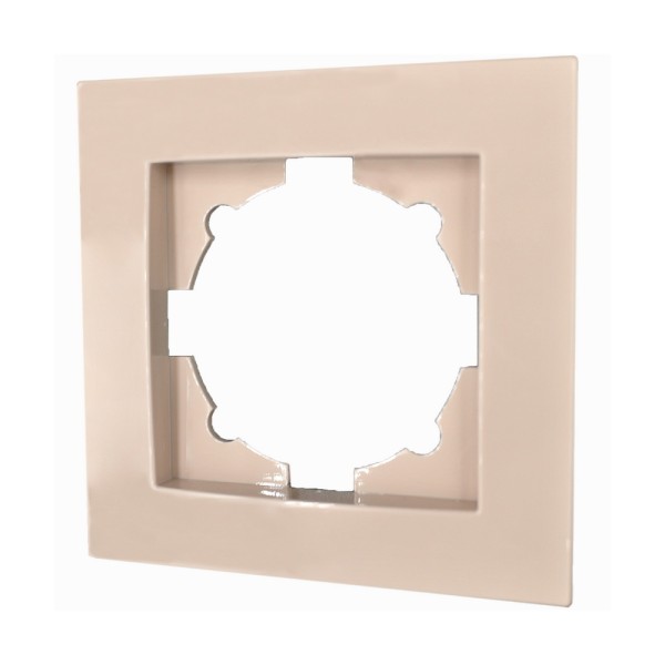 Рамка ELBI VEGA Colorline латте 1-на (510-014110-271) - фото №1