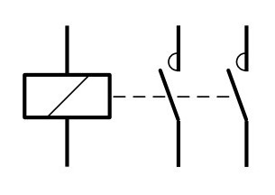 Контактор с ручным управлением Hager ERC263 63A 2НО 230B - фото №1