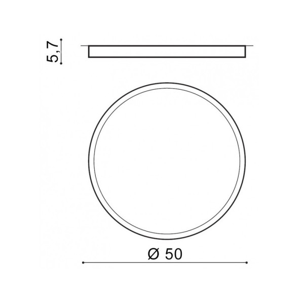 Світильник стельовий AZzardo AZ4767 Monza Led R50 Ctt - фото №1