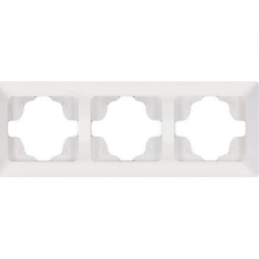 Горизонтальна 3-на рамка NE-AD ARAS 93-10-17 біла