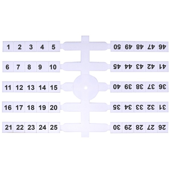 Маркировочная табличка ETI EO3 1-50 200шт (3901772)