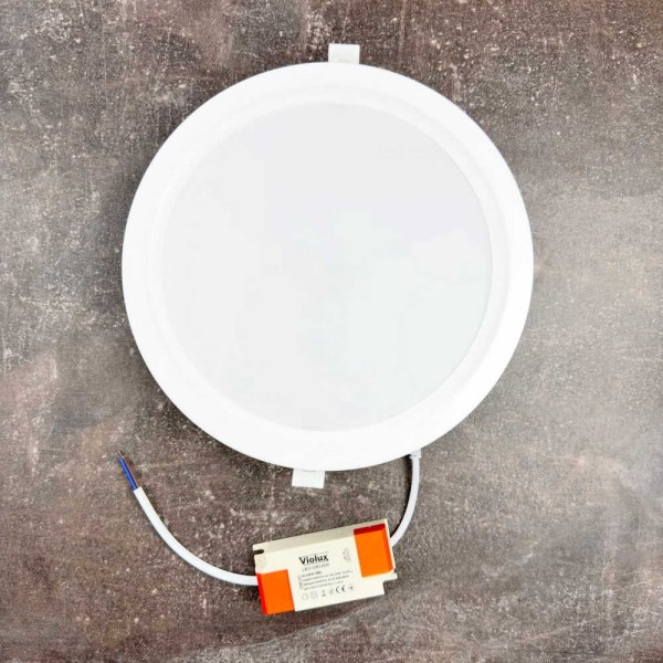 Світильник LED даунлайт Violux ALUMIN 24W 4200K круг IP20 ( 120190 ) - фото №3