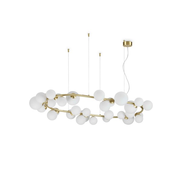 Люстра Ideal Lux 296746 Perlage G9 30x15W IP20