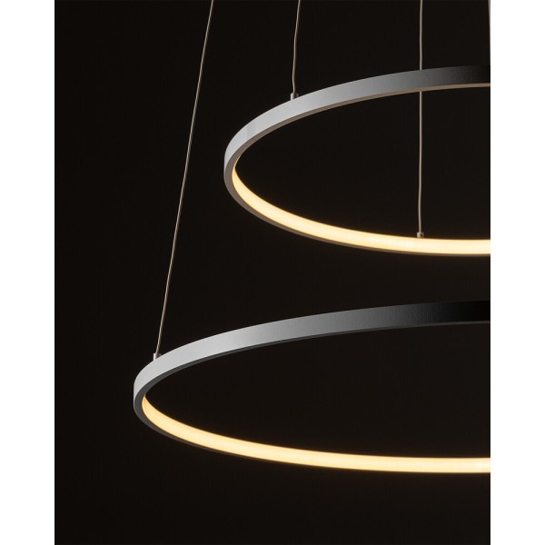 Люстра Nowodvorski Circolo Power 11646 LED 2x67W 3000K 3700Lm IP20 біла - фото №2