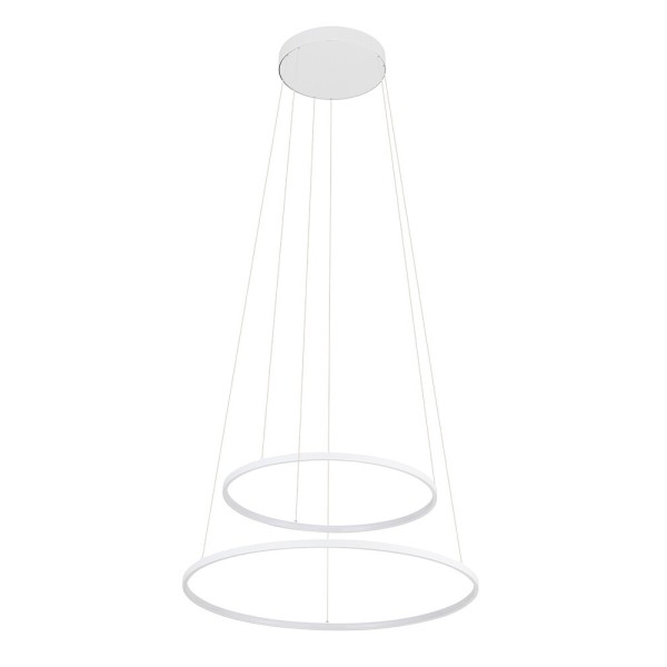 Люстра Nowodvorski Circolo Power 11646 LED 2x67W 3000K 3700Lm IP20 біла - фото №3