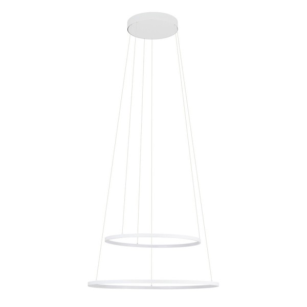 Люстра Nowodvorski Circolo Power 11646 LED 2x67W 3000K 3700Lm IP20 біла - фото №4