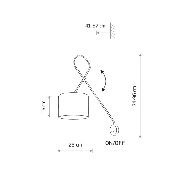 Бра, настенный светильник Nowodvorski 36513 Viper E14 1x10W IP20 черный - фото №3