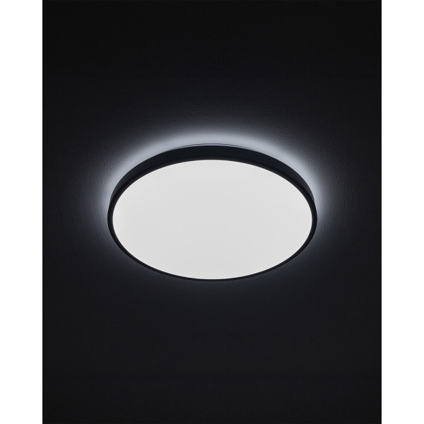 Потолочный светильник Nowodvorski 10972 Agnes Round LED Pro 1x22W 4000K 1800Lm IP44 черный - фото №1