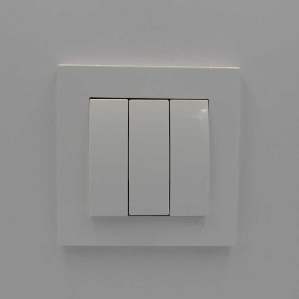 Вимикач Nilson Moda білий 3кл ( 21112066 ) - фото №1