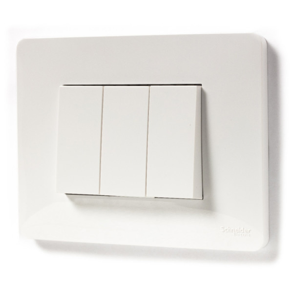 Одноклавішний вимикач Schneider Electric NU310118 (схема 1) 10А 1М (білий) - фото №1