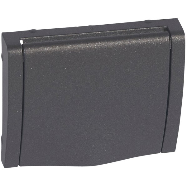 Панель розетки с з/к Legrand Galea Life темная бронза