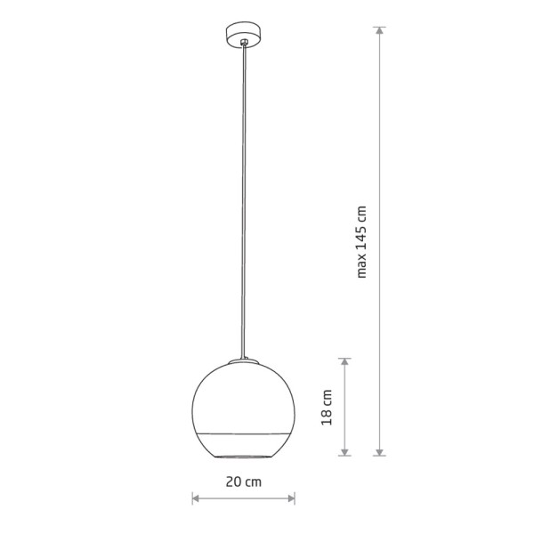 Подвесной светильник, люстра Nowodvorski 7605 Globe Plus E27 1x25W IP20 хром - фото №1