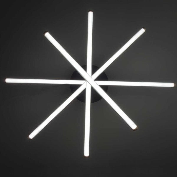 Светильник LED smart ROLEX+пульт 80W 3000-5000K IP20 прямокутник черный + золото Violux ( 220955 ) - фото №2