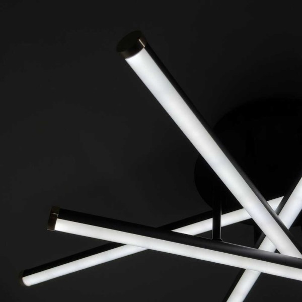 Светильник LED smart ROLEX+пульт 80W 3000-5000K IP20 прямокутник черный + золото Violux ( 220955 ) - фото №3