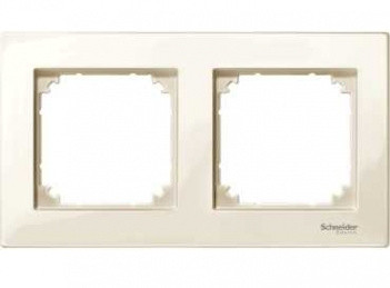 Рамка 2-пост. M-Plan бежевый Merten, MTN515244