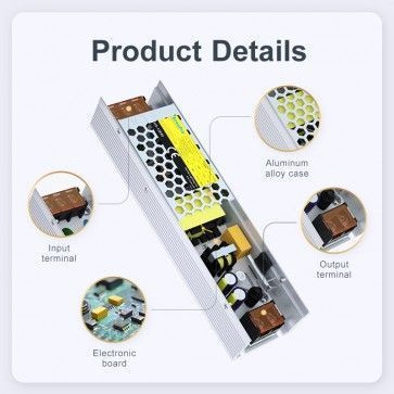 Блок живлення DEYA Slim 150W DC24V (DHS-150-24) - фото №5