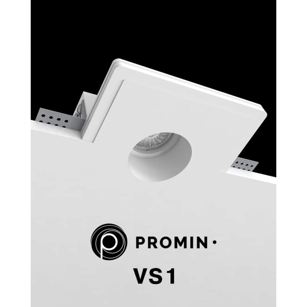 Точковий світильник Promin Shine L VS1 GU10/GU5.3 1x10W IP20 Wh - фото №1