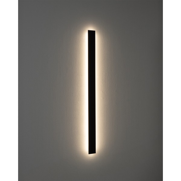 Бра, настенный светильник Nowodvorski 11877 Comma LED M 1x25W 3000K 650Lm IP20 черный - фото №1