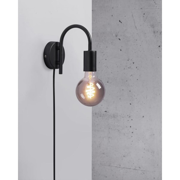 Бра, настінний світильник Nordlux 2112071003 Paco E27 1x25W IP20 чорний - фото №2