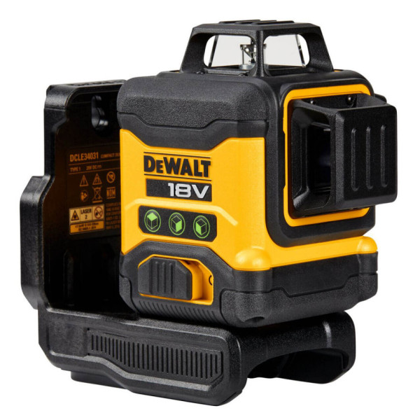Линейный лазерный уровень DeWALT DCLE34031N XR Li-Ion 18 В с зеленым лучом