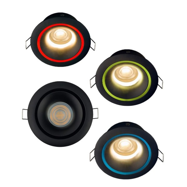 Точечный светильник Nowodvorski 8374 Foxtrot GU10 1x15W IP54 черный - фото №4