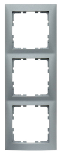 Рамка 3-местная алюминий Berker S.1