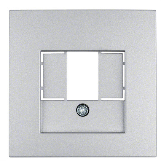 Накладка для гучномовців/USB-розеток, алюміній Berker B.3/B.7